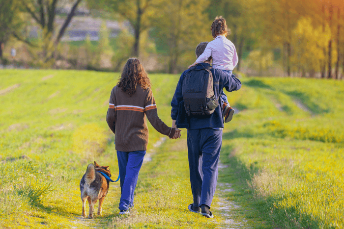 Stinson Place Manotick Family Walking